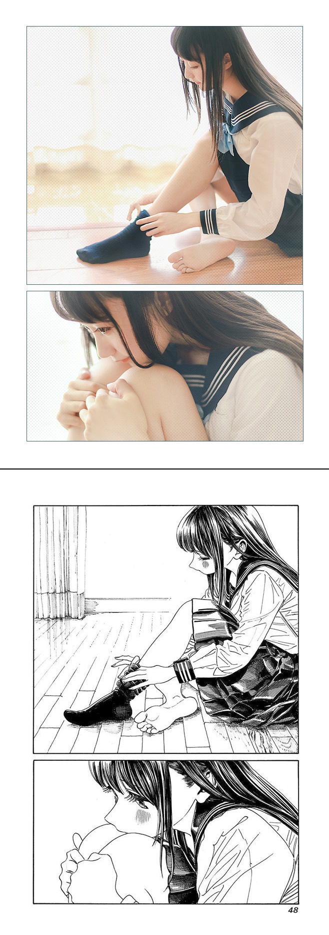 图片[2]-木绵绵OwO NO.037 水手服cos大图 [27P-17MB]-COS世界