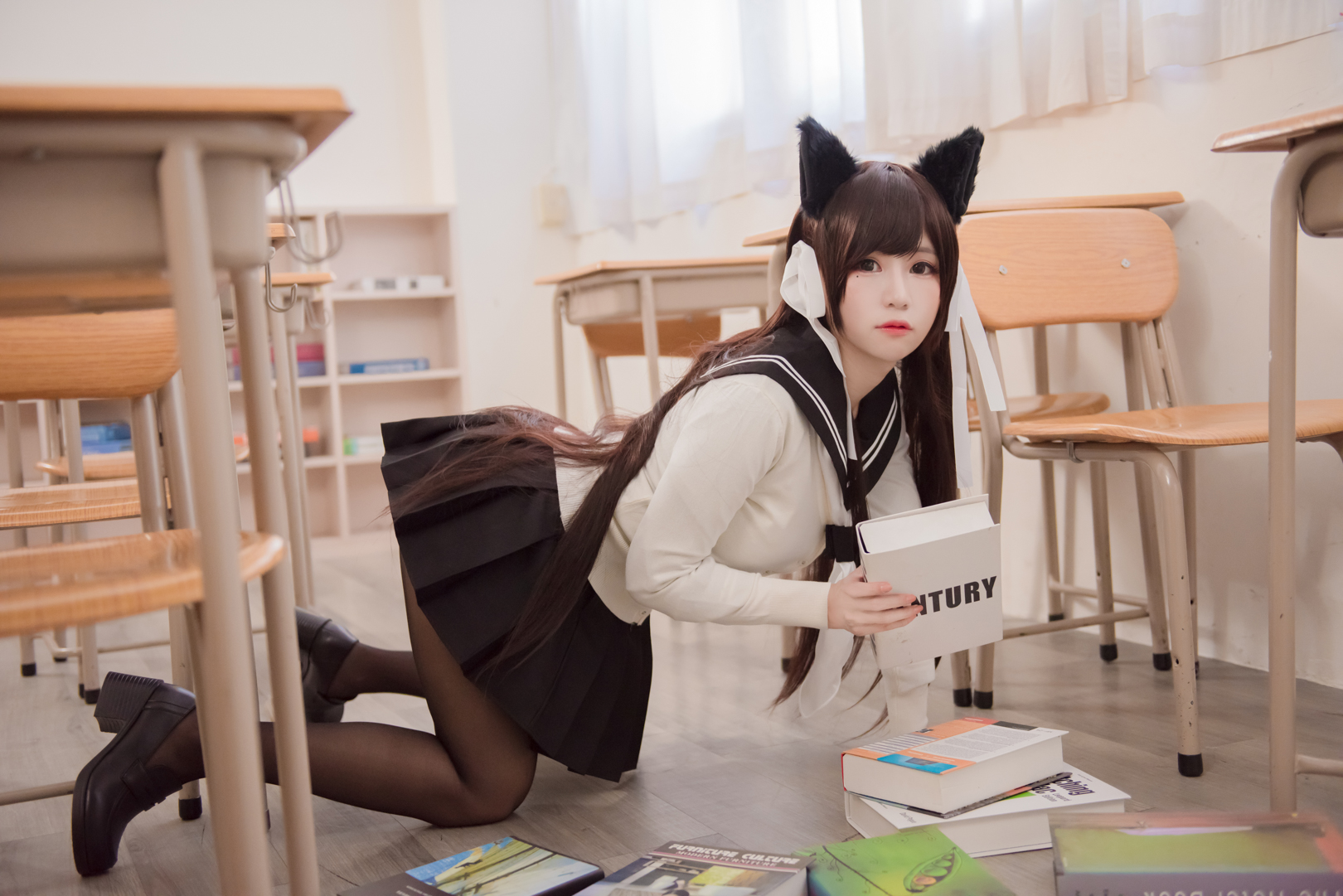 图片[4]-【cosplay】-白神泱-NO.001 JK兽耳 [10P-6MB].rar-COS世界