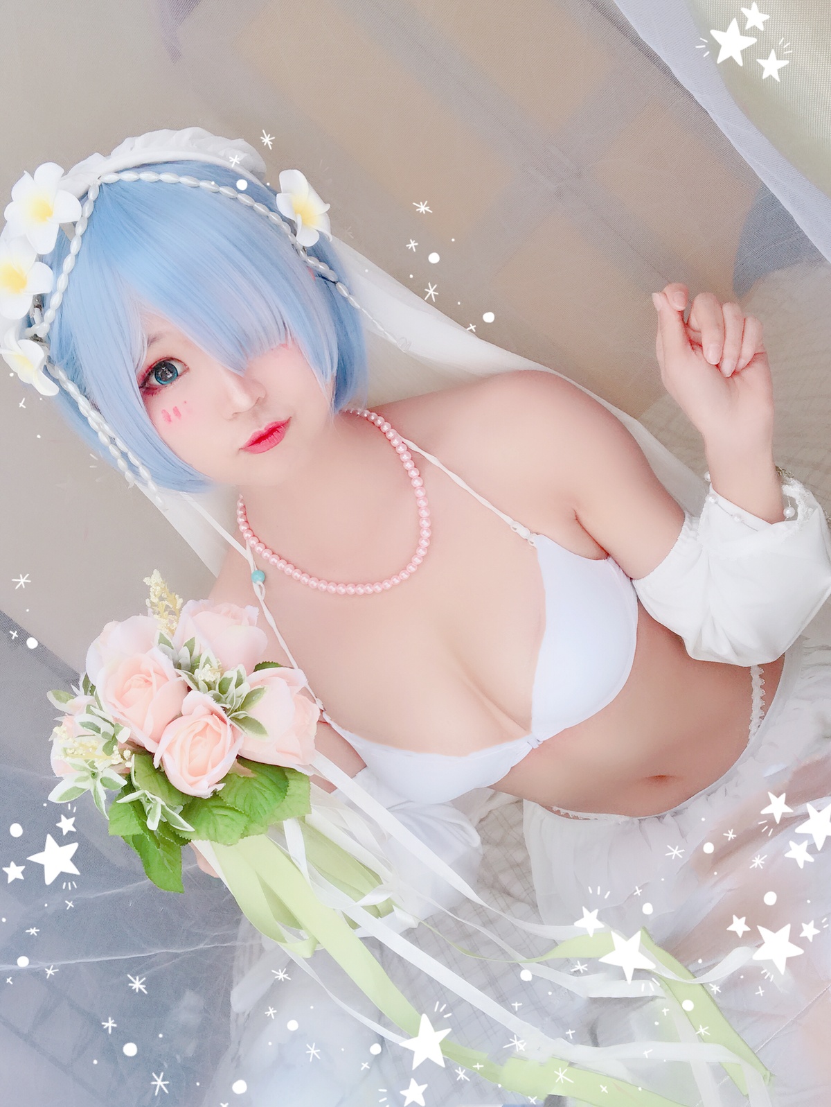图片[2]-【微博红人】-北之北 VOL.08 蕾姆花嫁[10P-85MB]-COS世界