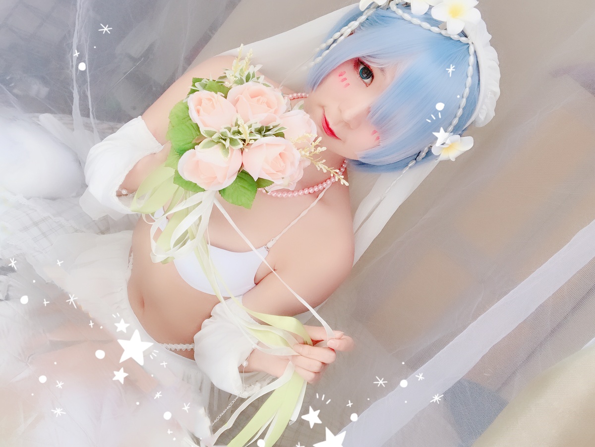 图片[3]-【微博红人】-北之北 VOL.08 蕾姆花嫁[10P-85MB]-COS世界