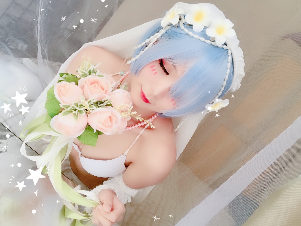 图片[4]-【微博红人】-北之北 VOL.08 蕾姆花嫁[10P-85MB]-COS世界