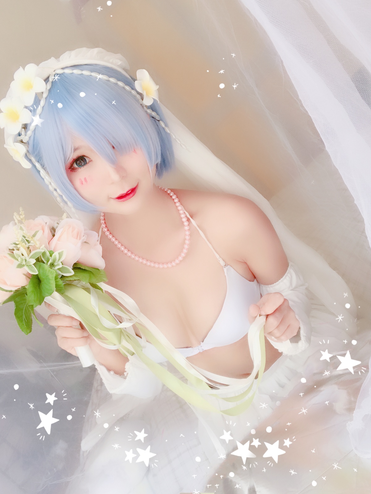 图片[5]-【微博红人】-北之北 VOL.08 蕾姆花嫁[10P-85MB]-COS世界