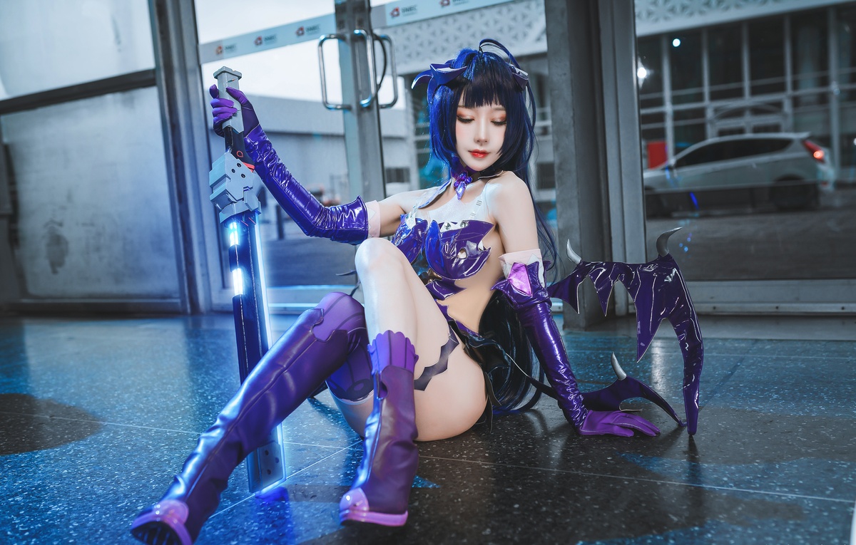 【cosplay】-阿包也是兔娘 NO.06 魅魔芽衣恶魔-COS世界