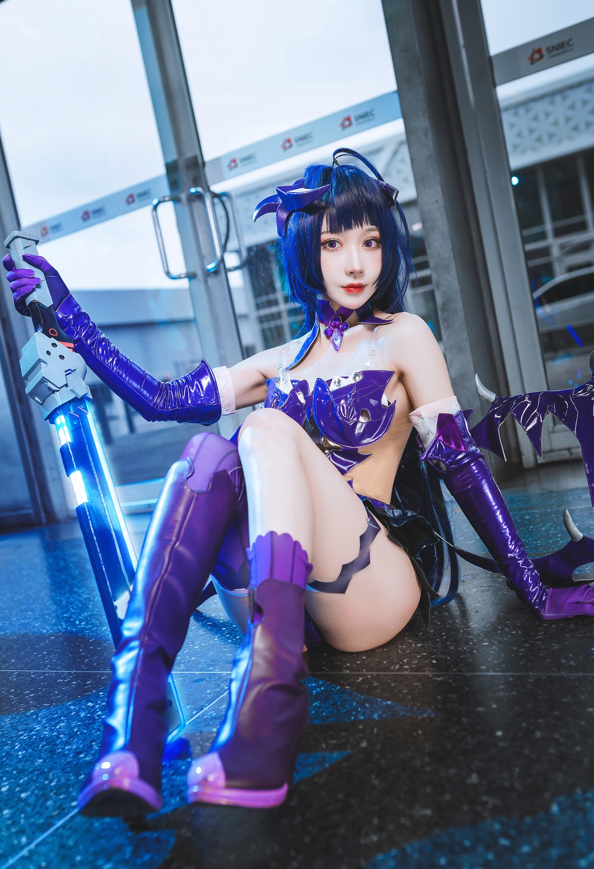图片[2]-【cosplay】-阿包也是兔娘 NO.06 魅魔芽衣恶魔-COS世界