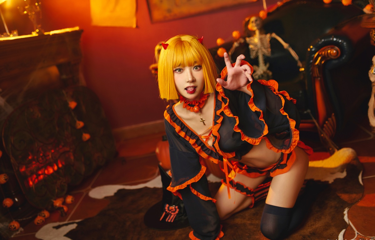 图片[3]-【cosplay】-阿包也是兔娘 NO.10 万圣节-COS世界