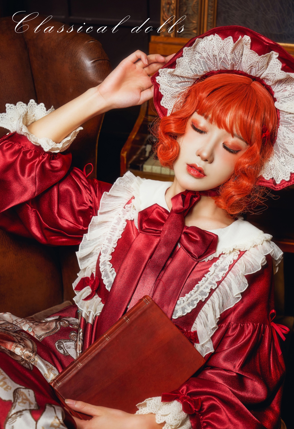 图片[3]-【cosplay】-阿包也是兔娘 NO.12 lolita红裙-COS世界