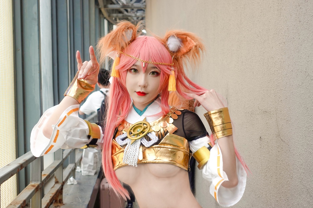 图片[3]-【cosplay】-阿包也是兔娘 NO.14 玉藻前-COS世界