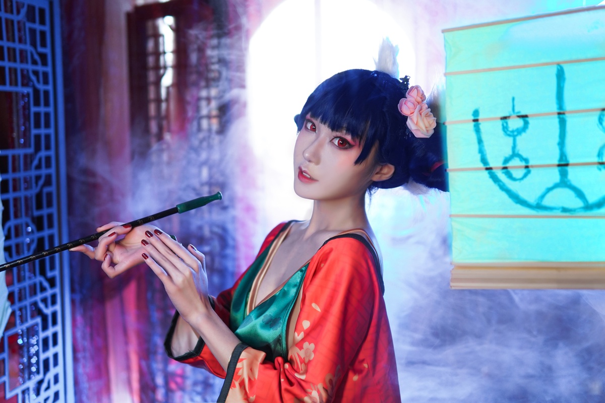 图片[4]-【cosplay】-阿包也是兔娘 NO.15 白蛇起源宝青坊主-COS世界
