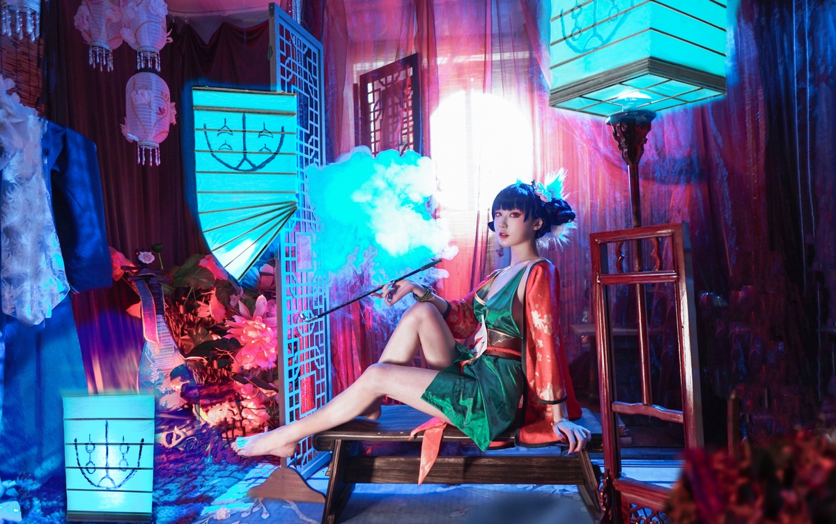 图片[5]-【cosplay】-阿包也是兔娘 NO.15 白蛇起源宝青坊主-COS世界