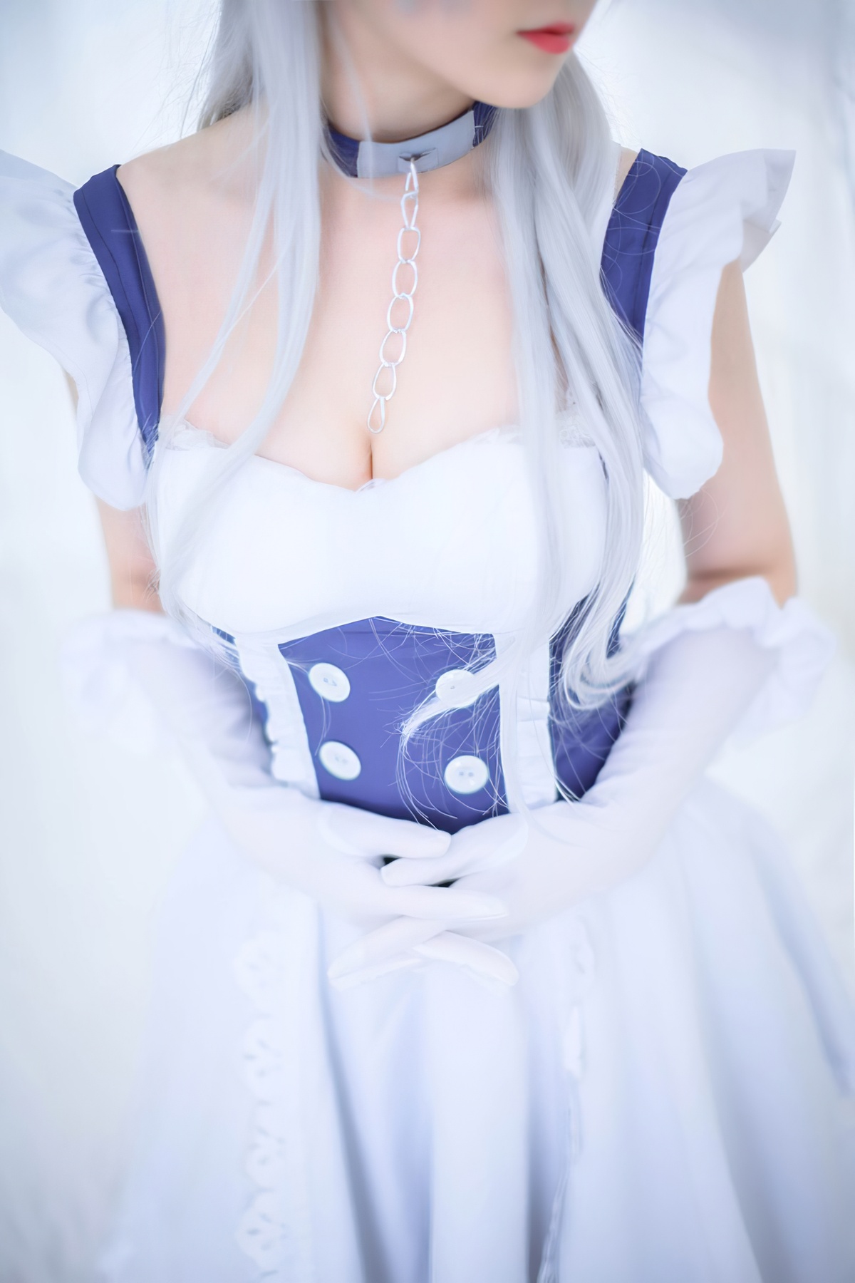 图片[4]-【cosplay】秋楚楚 贝尔法斯特女仆 [9P-32MB]-COS世界