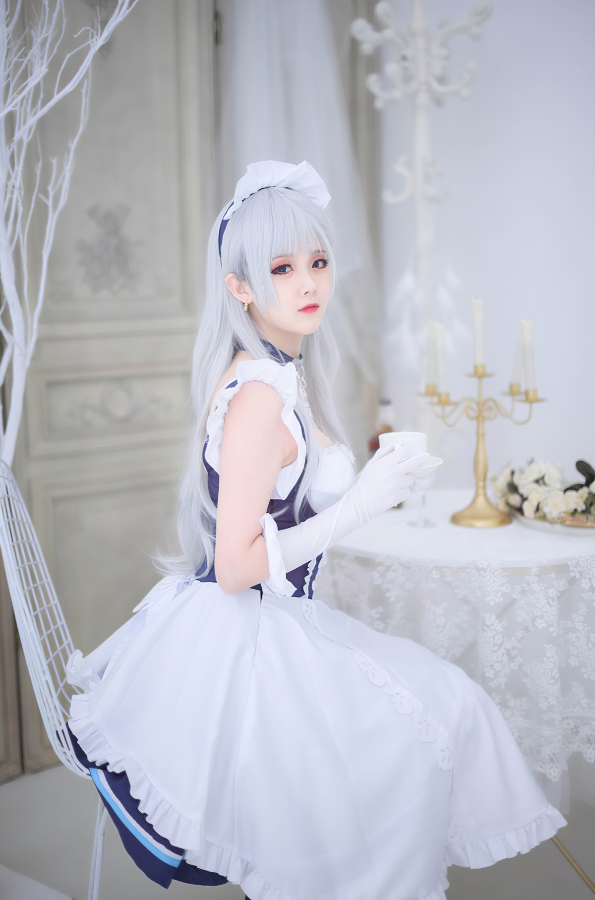 图片[5]-【cosplay】秋楚楚 贝尔法斯特女仆 [9P-32MB]-COS世界