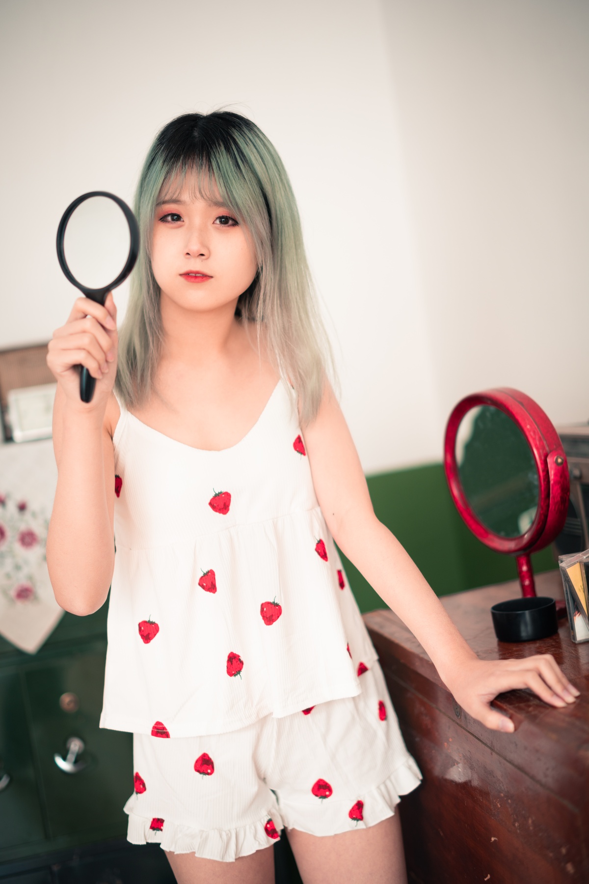 图片[5]-【cosplay】秋楚楚 绿色 调色 [17P-327MB]-COS世界