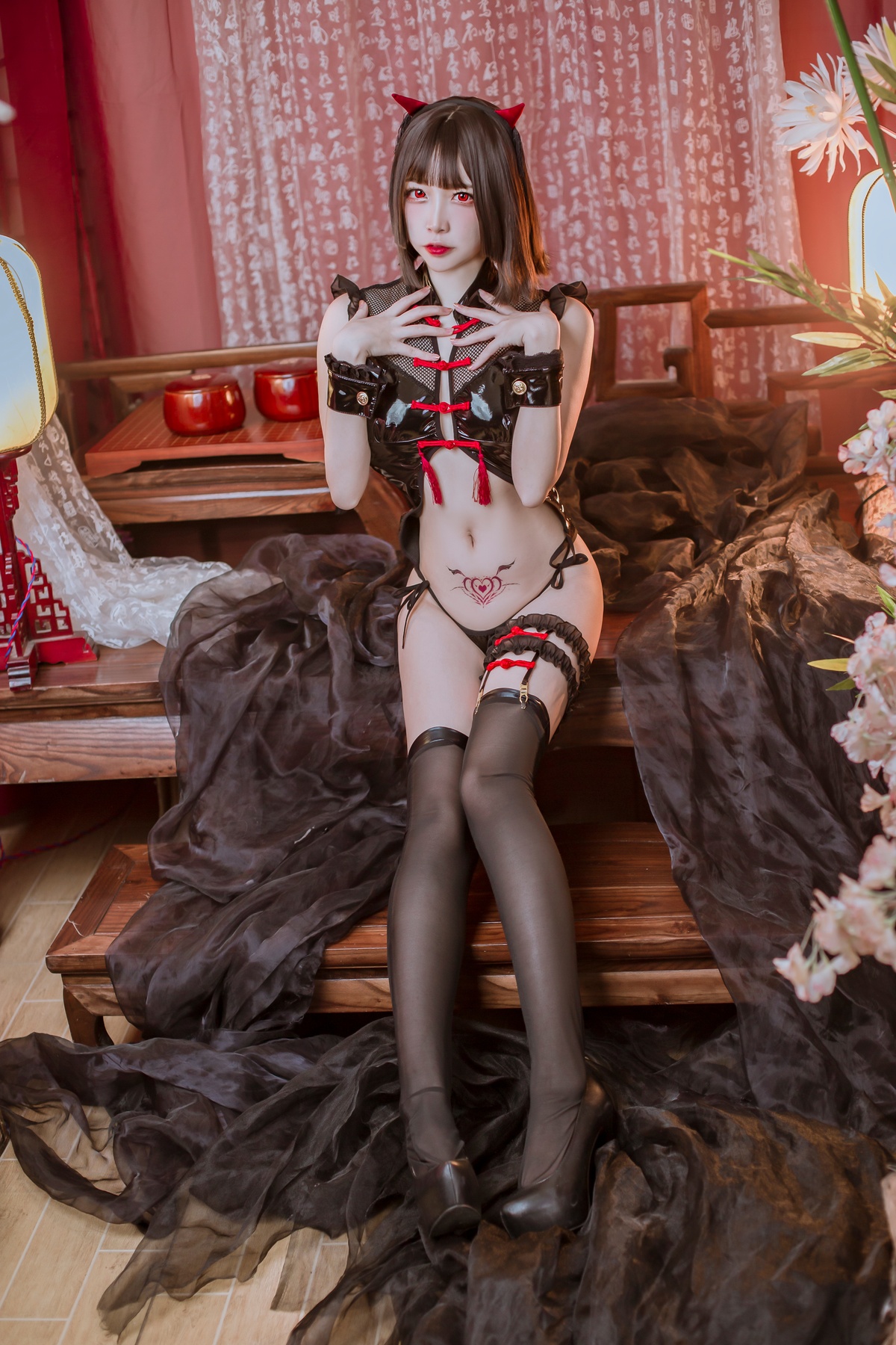 图片[4]-【cosplay】-【二佐Nisa】-中华风小恶魔-COS世界