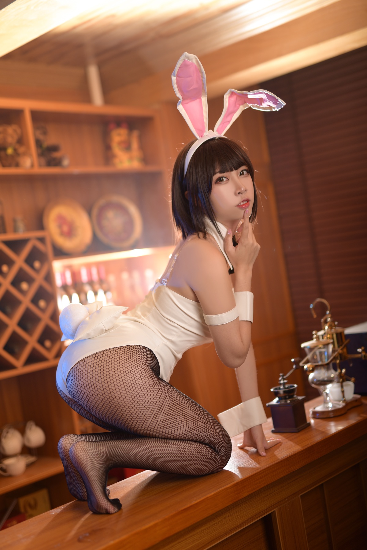 图片[3]-【cosplay】-【二佐Nisa】-加藤惠 兔女郎-COS世界
