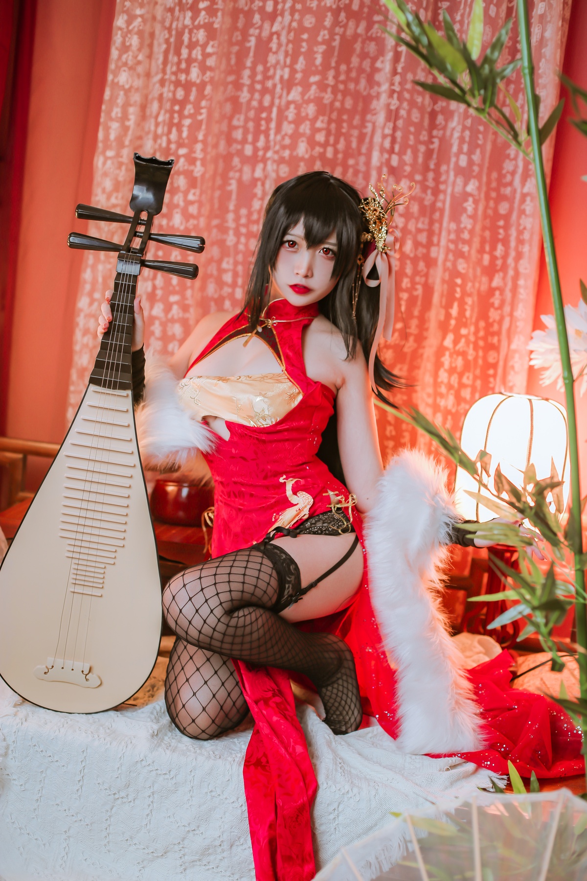 图片[5]-【cosplay】-【二佐Nisa】-大凤旗袍-COS世界