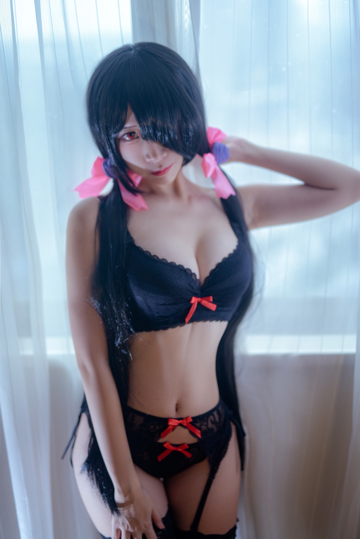 图片[4]-【cosplay】-【二佐Nisa】-时崎狂三 内衣-COS世界