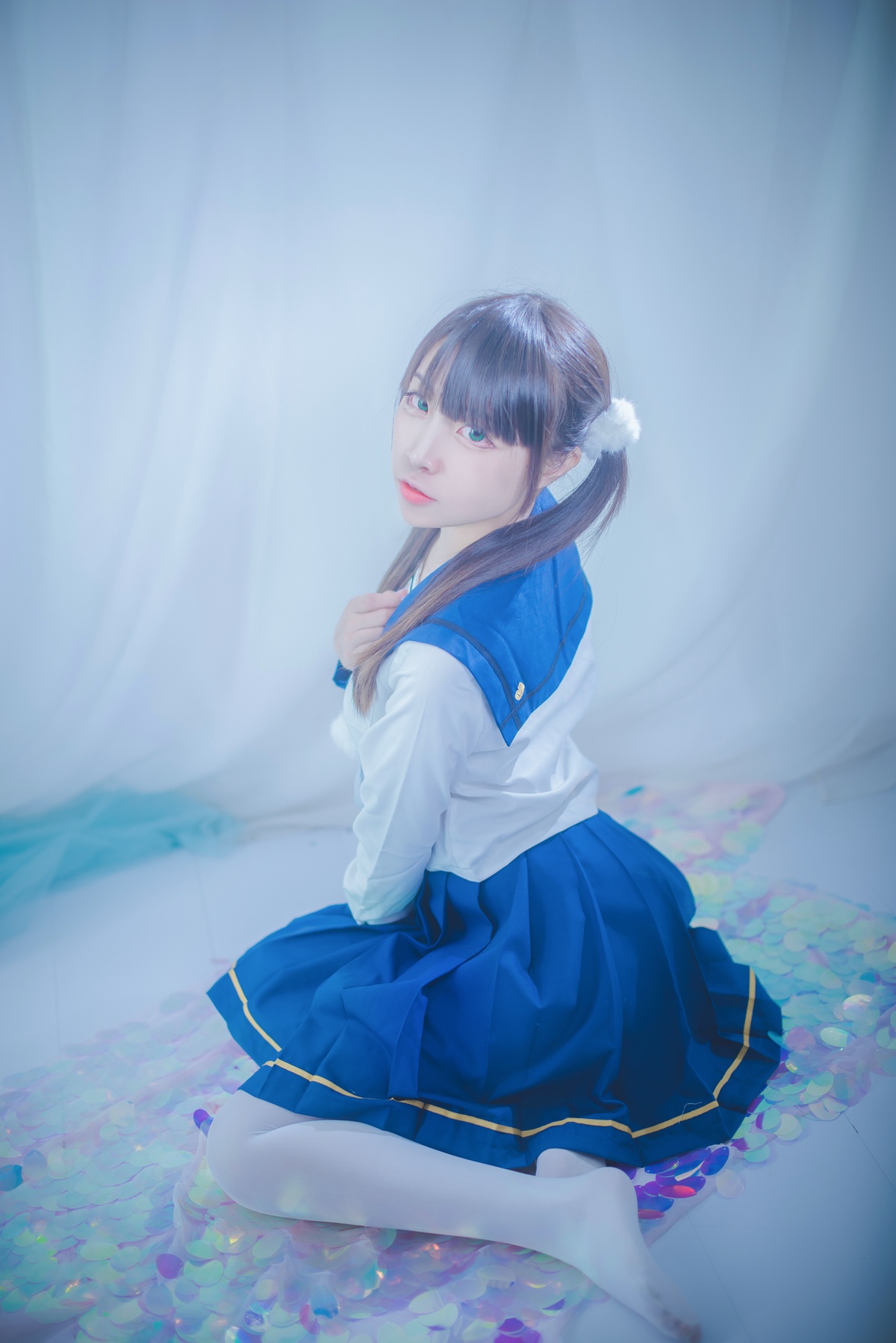 图片[5]-【cosplay】-【二佐Nisa】-水手服-COS世界