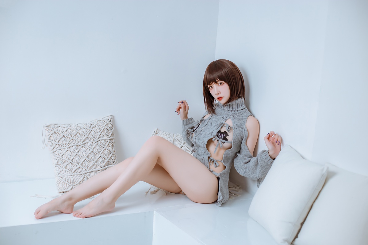 图片[2]-【cosplay】-【二佐Nisa】-洞洞毛衣-COS世界