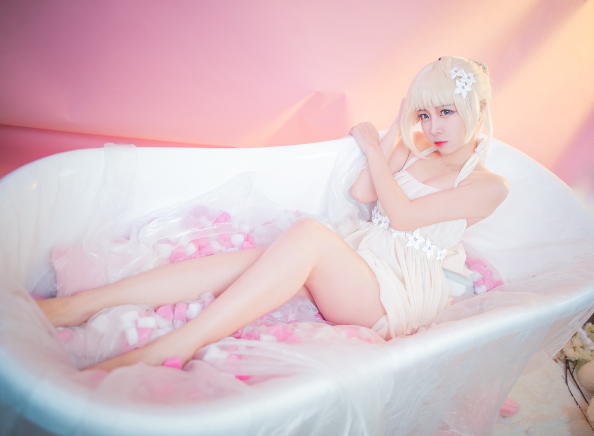 图片[4]-【cosplay】-【二佐Nisa】-浴缸-COS世界