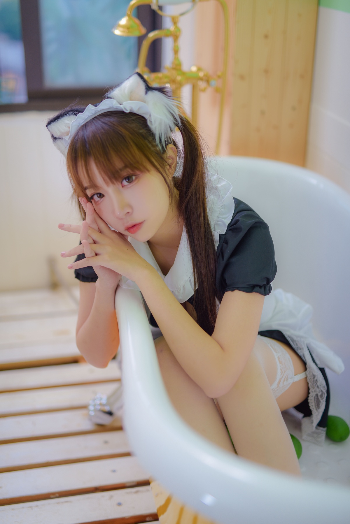 【cosplay】-【二佐Nisa】-猫耳女仆-COS世界