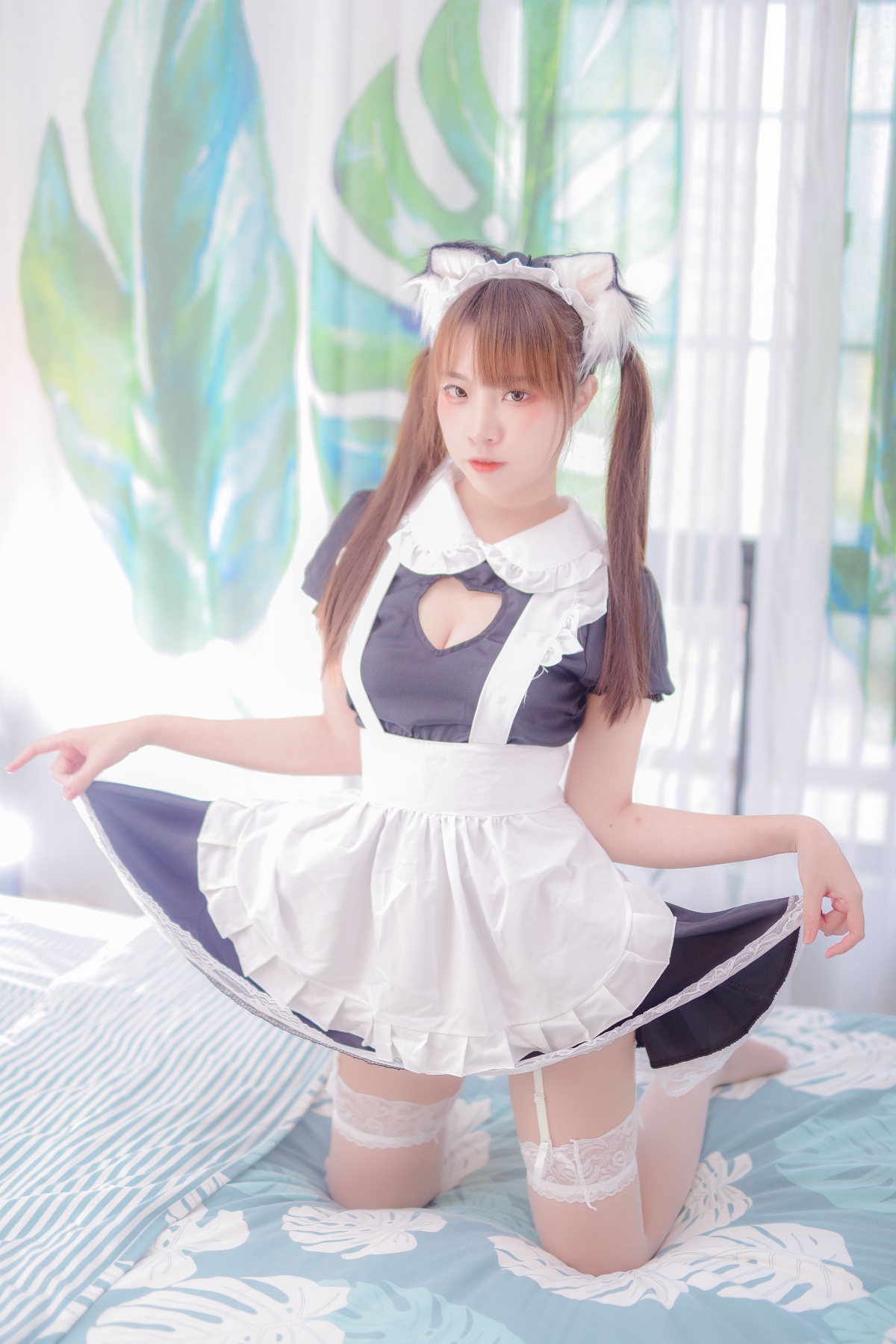 图片[3]-【cosplay】-【二佐Nisa】-猫耳女仆-COS世界