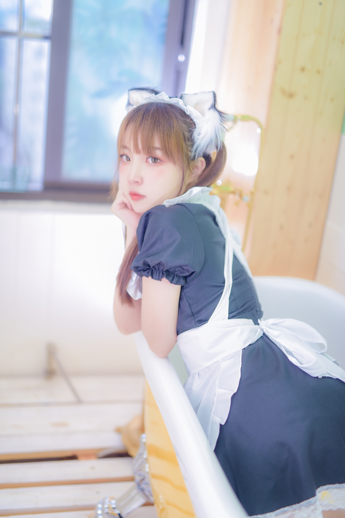 图片[4]-【cosplay】-【二佐Nisa】-猫耳女仆-COS世界