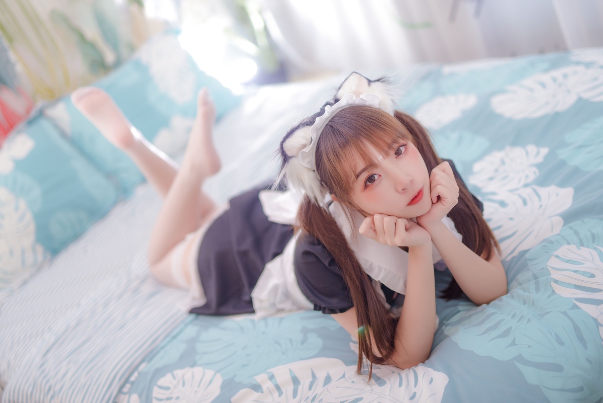 图片[5]-【cosplay】-【二佐Nisa】-猫耳女仆-COS世界