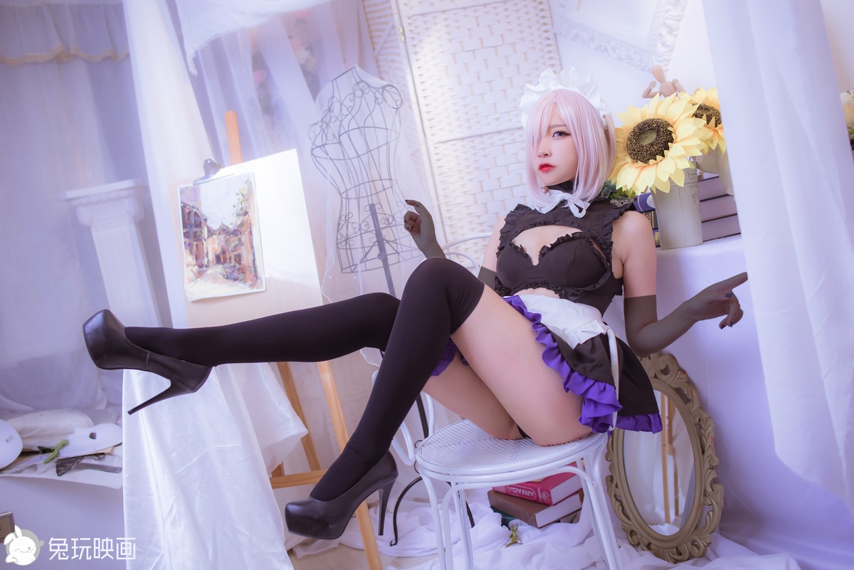 【cosplay】-【二佐Nisa】-玛修女仆-COS世界