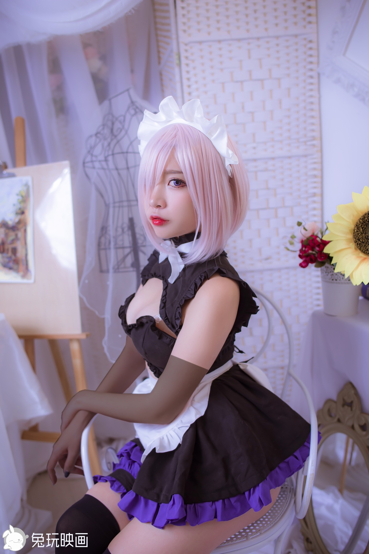 图片[3]-【cosplay】-【二佐Nisa】-玛修女仆-COS世界