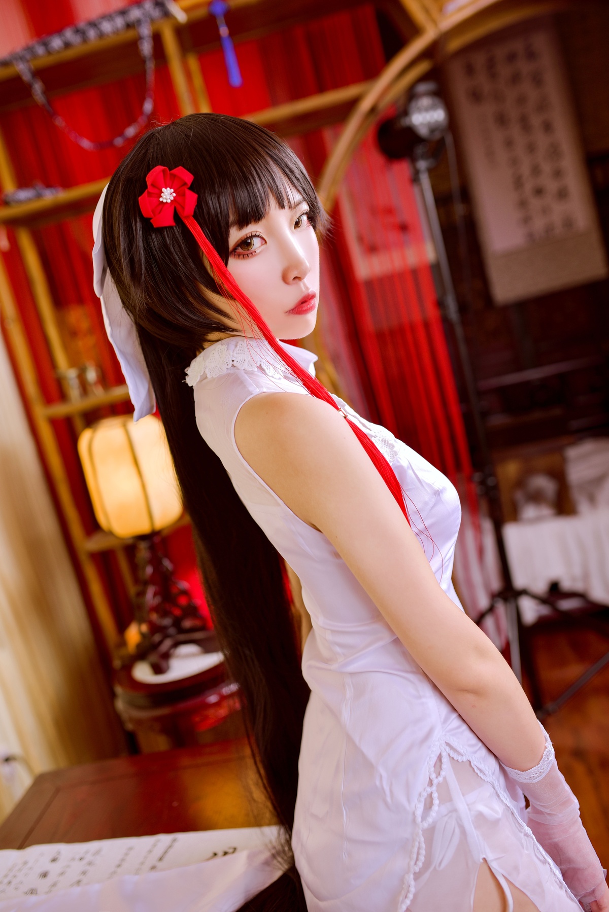 图片[5]-【cosplay】-【二佐Nisa】-碧蓝航线 高雄旗袍-COS世界