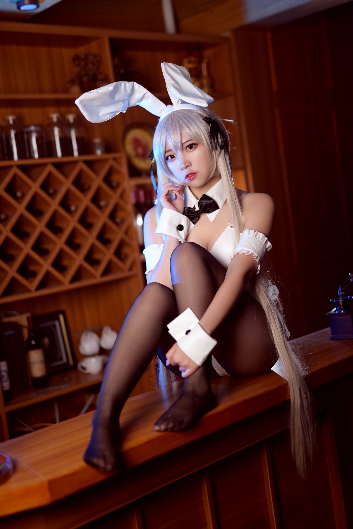 【cosplay】-【二佐Nisa】-穹妹兔女郎-COS世界