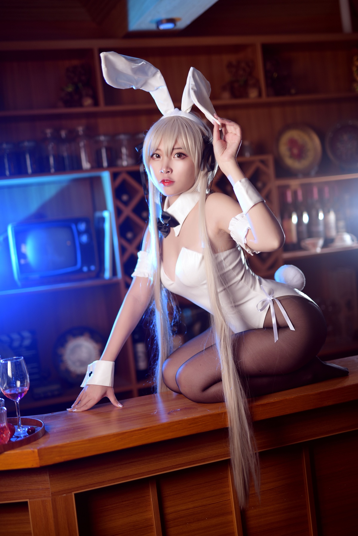 图片[2]-【cosplay】-【二佐Nisa】-穹妹兔女郎-COS世界