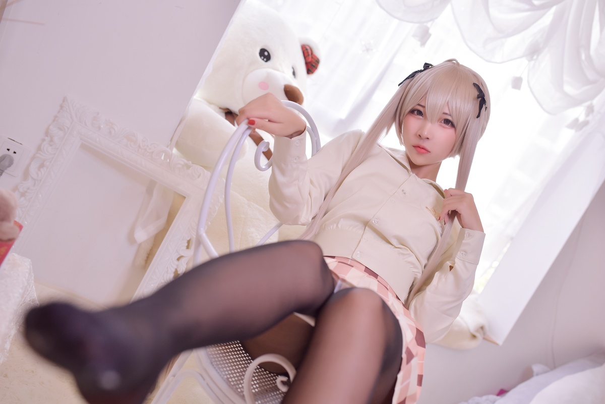 【cosplay】-【二佐Nisa】-穹妹校服-COS世界