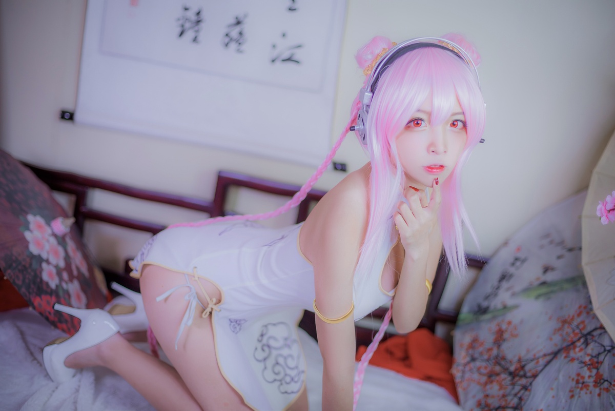 图片[4]-【cosplay】-【二佐Nisa】-索尼子 旗袍-COS世界