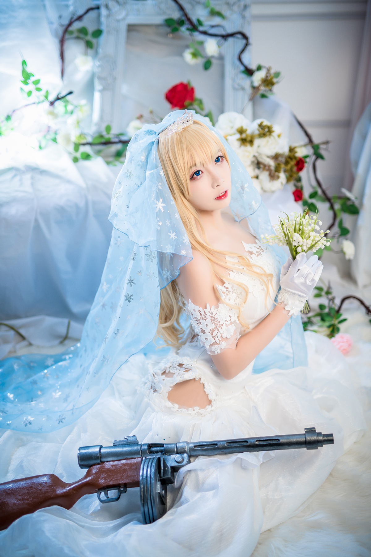 图片[2]-【cosplay】-【二佐Nisa】-花嫁-COS世界