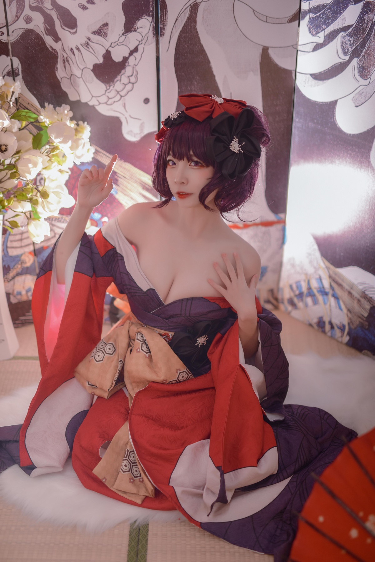 图片[3]-【cosplay】-【二佐Nisa】-葛饰北斋-COS世界