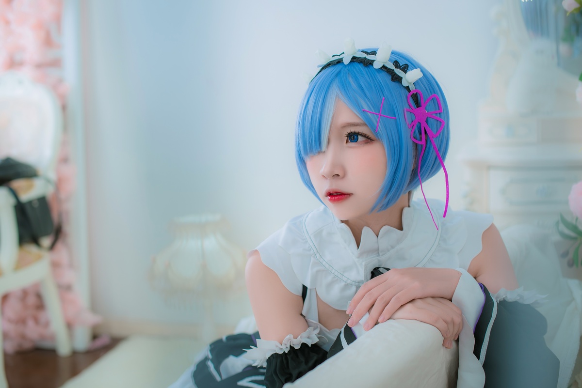 【cosplay】-【二佐Nisa】-蕾姆 女仆-COS世界