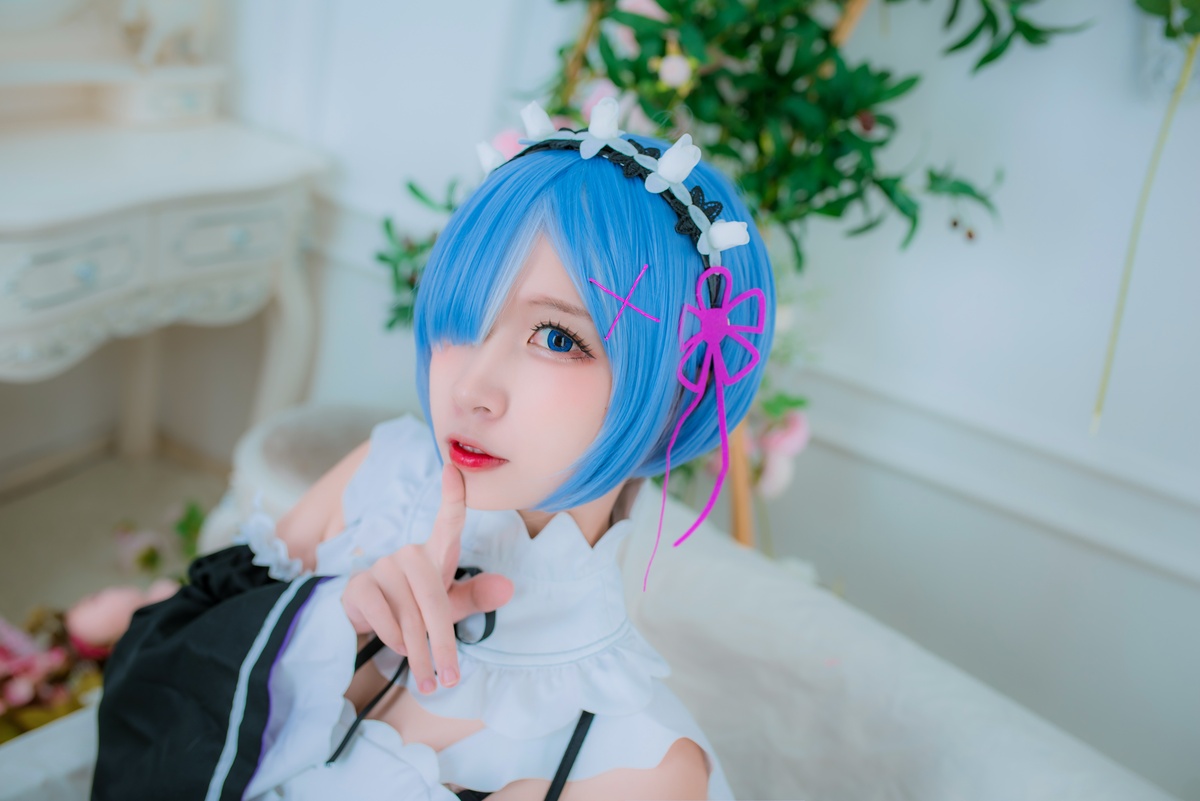 图片[3]-【cosplay】-【二佐Nisa】-蕾姆 女仆-COS世界