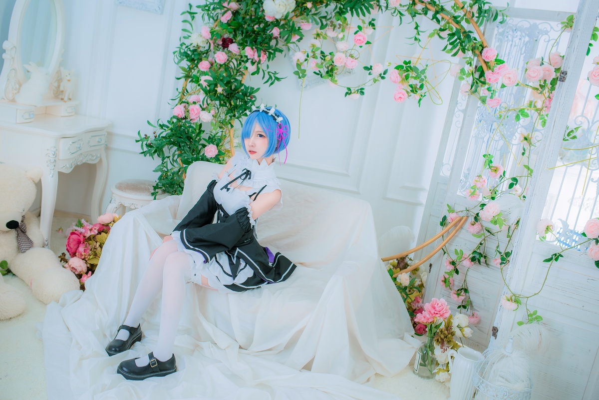 图片[5]-【cosplay】-【二佐Nisa】-蕾姆 女仆-COS世界