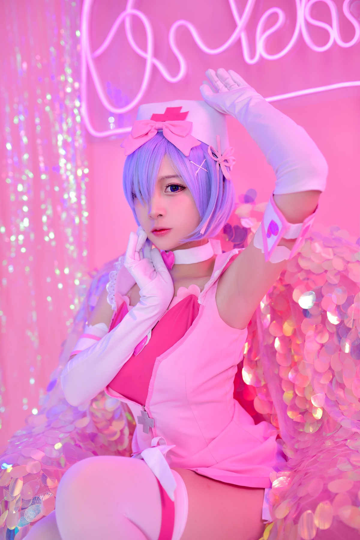 图片[2]-【cosplay】-【二佐Nisa】-蕾姆 护士1-COS世界