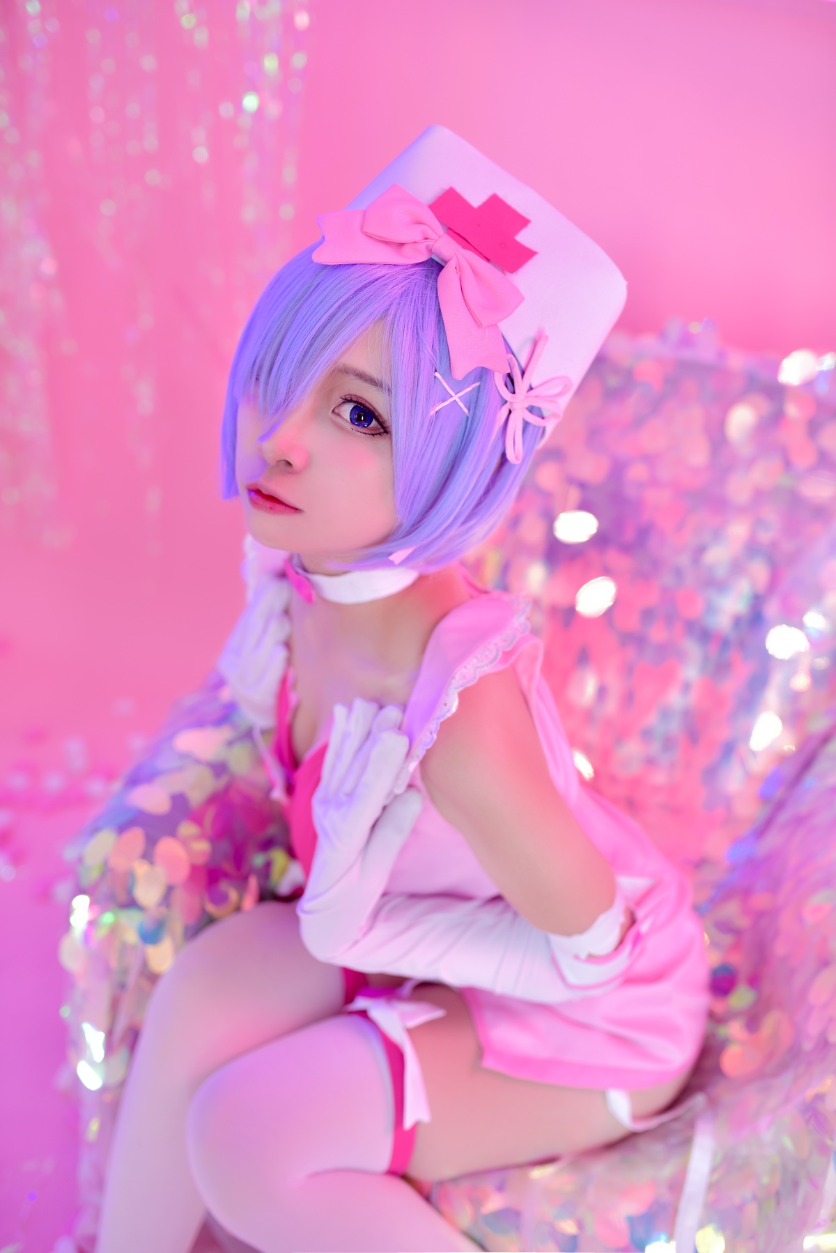 图片[3]-【cosplay】-【二佐Nisa】-蕾姆 护士1-COS世界