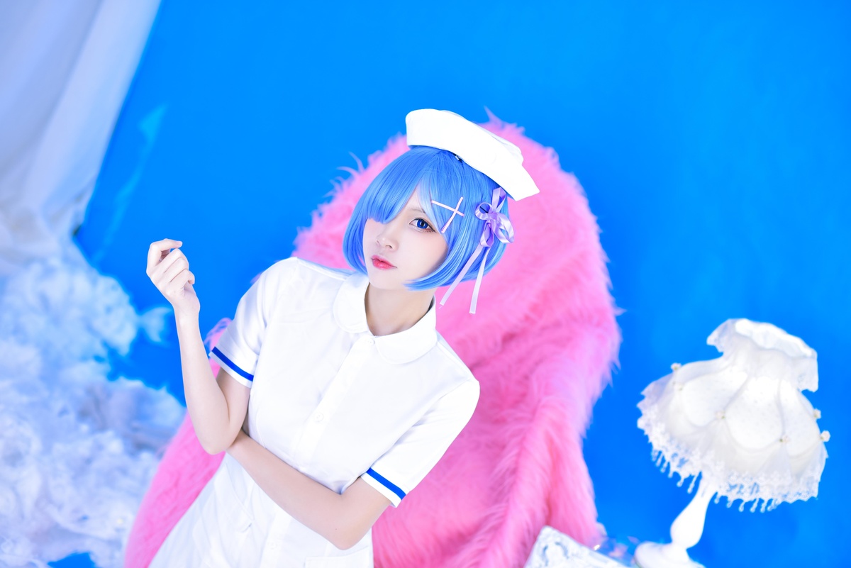 图片[3]-【cosplay】-【二佐Nisa】-蕾姆 护士2-COS世界
