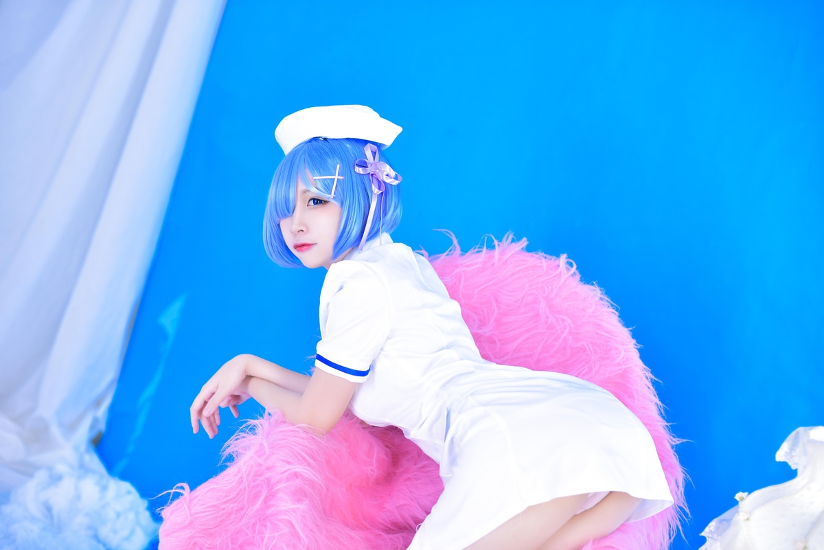 图片[5]-【cosplay】-【二佐Nisa】-蕾姆 护士2-COS世界
