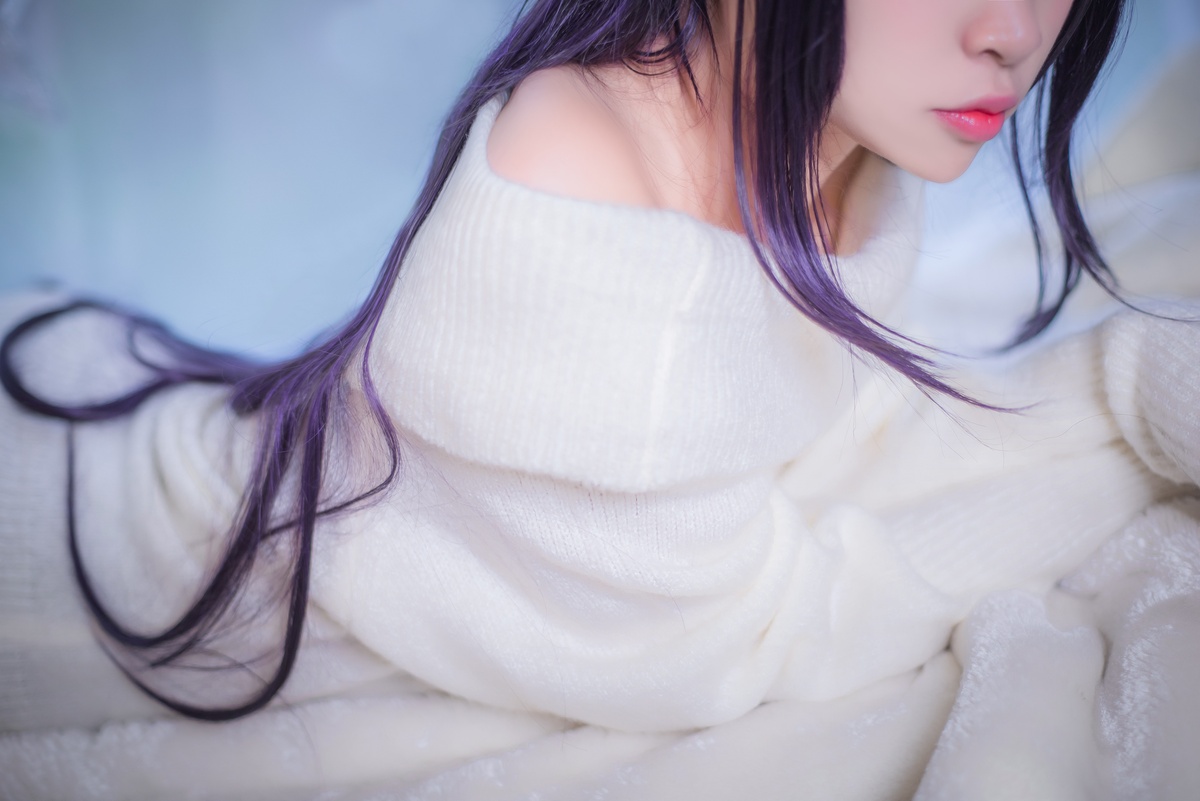 图片[2]-【cosplay】-【二佐Nisa】-路人女主学姐 毛衣-COS世界