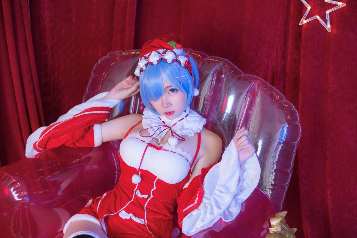 图片[4]-【cosplay】-【二佐Nisa】-雷姆 圣诞-COS世界