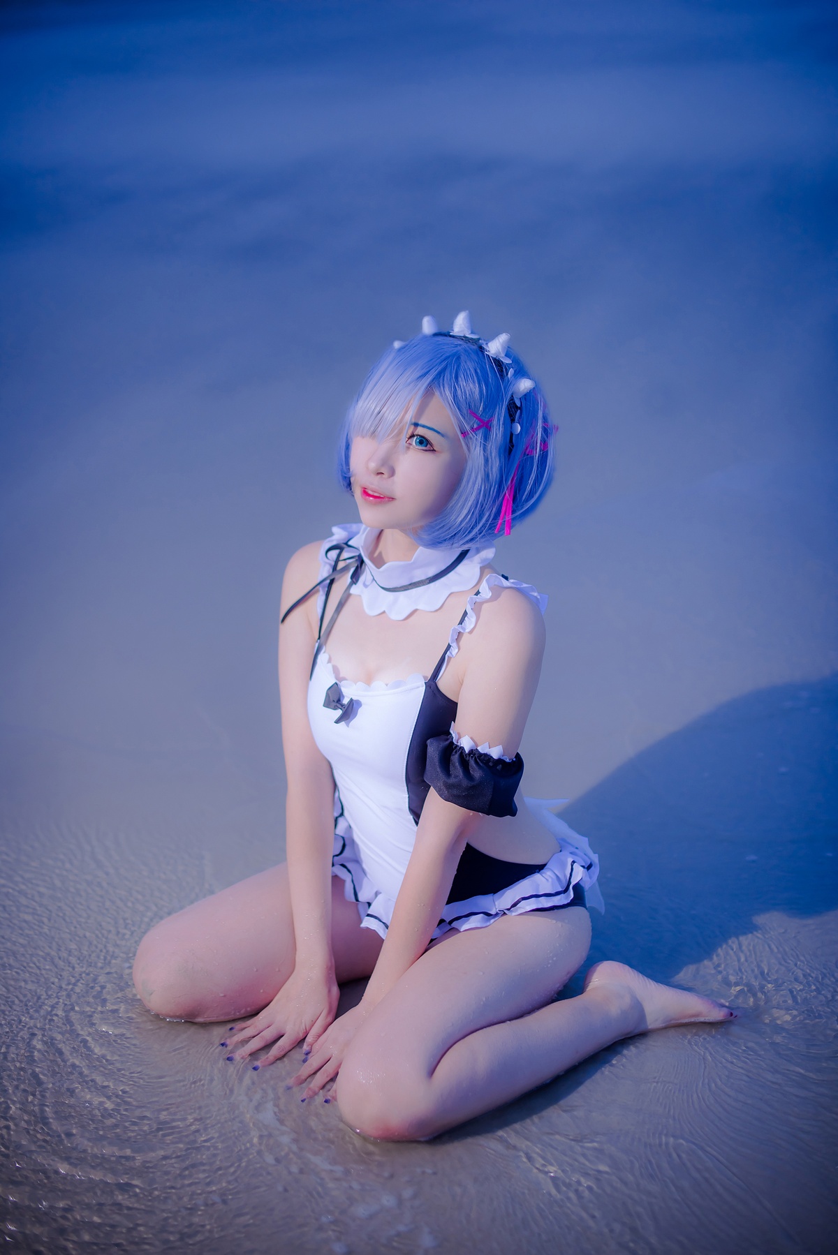 【cosplay】-【二佐Nisa】-雷姆 泳衣2-COS世界