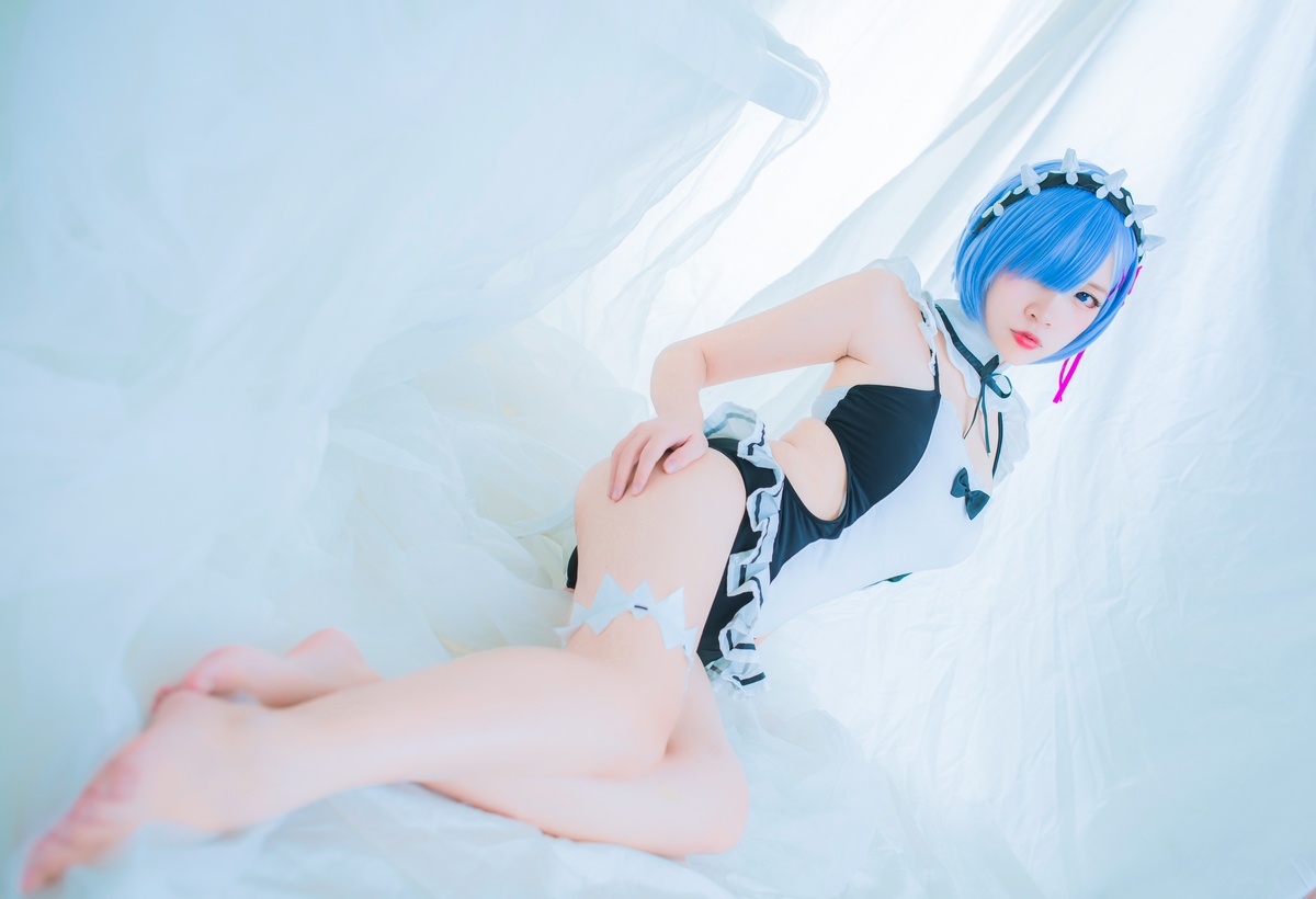 【cosplay】-【二佐Nisa】-雷姆 泳衣3-COS世界