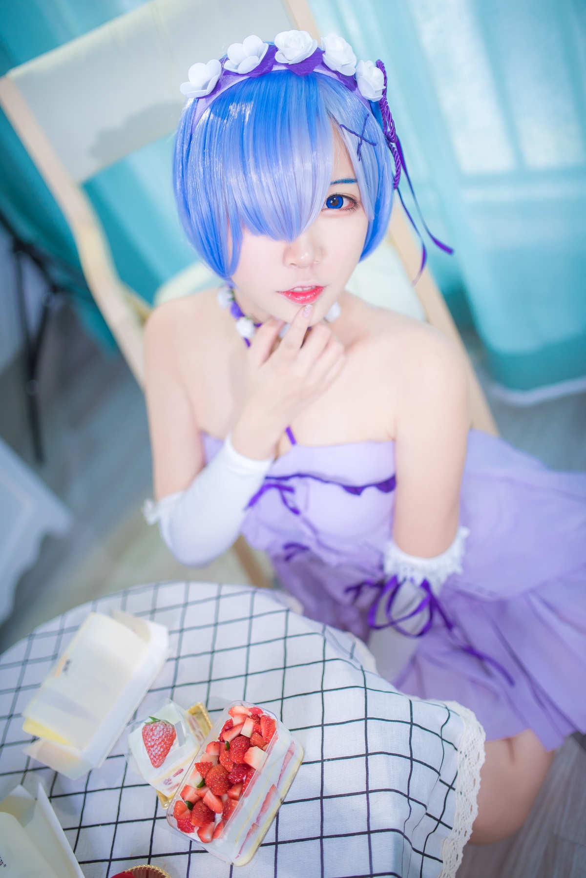 【cosplay】-【二佐Nisa】-雷姆 生日-COS世界