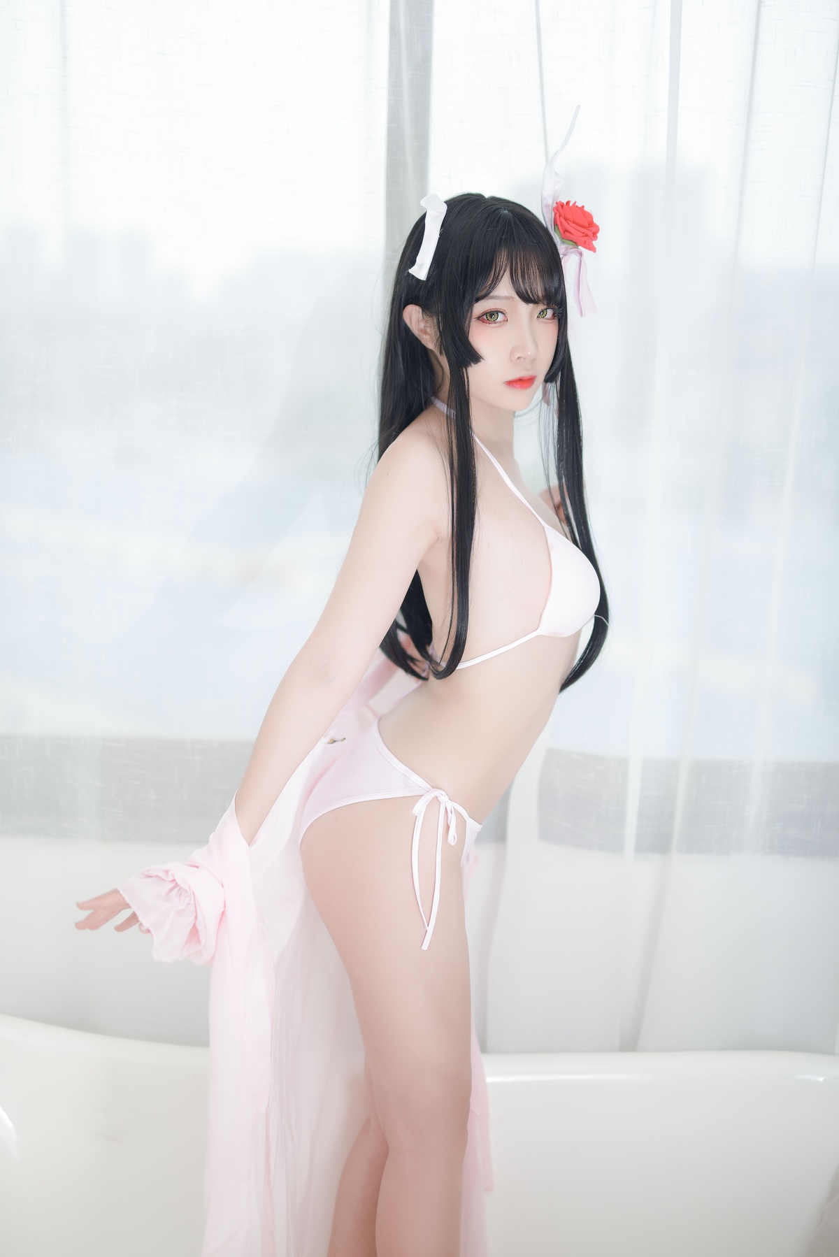 图片[2]-【cosplay】-【二佐Nisa】-鲟睡衣-COS世界