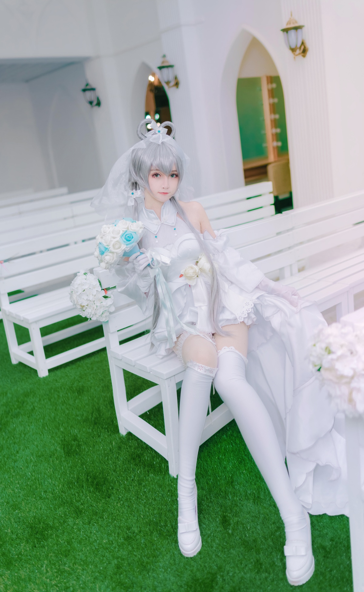 图片[4]-yui金鱼 -NO.09 洛天依婚纱-COS世界